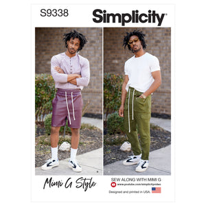 9338 Men's Pull-On Trousers or Shorts