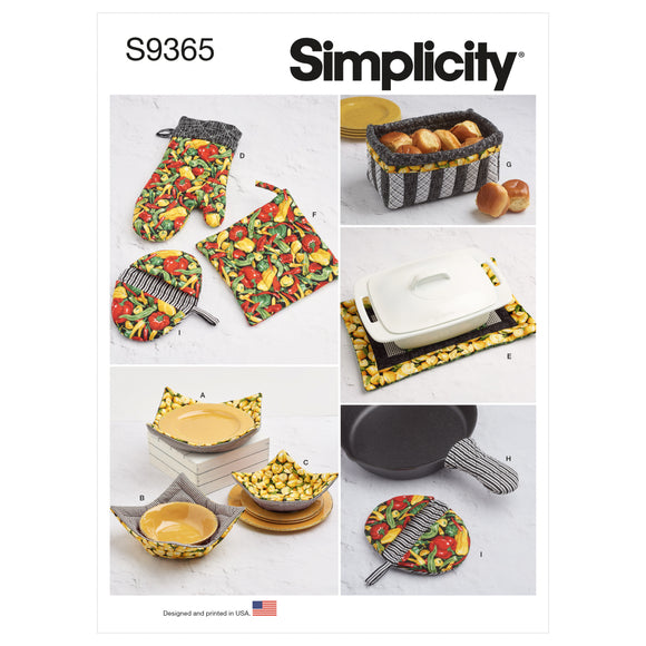 9365 Quilted Kitchen Accessories
