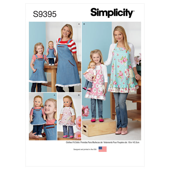 9395 Aprons for Ladies, Children and 18