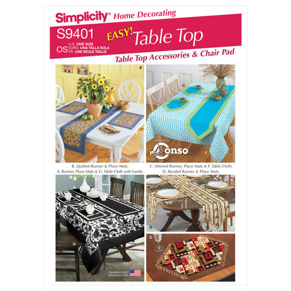 9401 Tabletop Accessories and Chair Pad