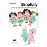 9440 Plush Dolls with Clothes