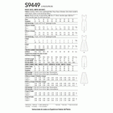 9449 Ladies 1960s Vintage Dress, Pinafore Dress and Skirts