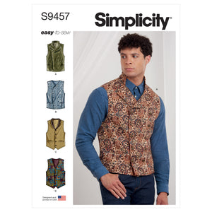 9457 Men's Waistcoats