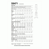9471 Ladies Cropped Trousers