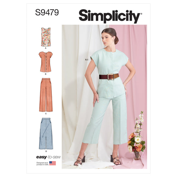 9479 Ladies Trousers, Skirt, Jacket and Top