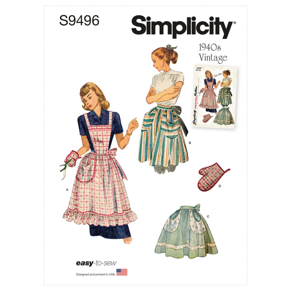 9496 Ladies Vintage Apron