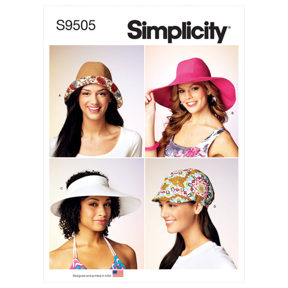 9505 Hats in Four Styles