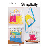 9513 Backpacks, Reading Pillow, Bed Organizer