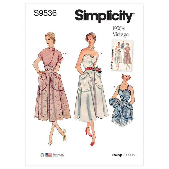 9536 Ladies Sundress and Bolero