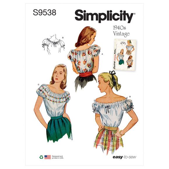 9538 Ladies Blouses
