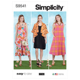 9541 Ladies Jumpsuits, Dress and Jacket