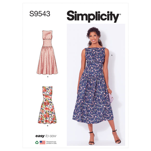 9542 Ladies Dresses