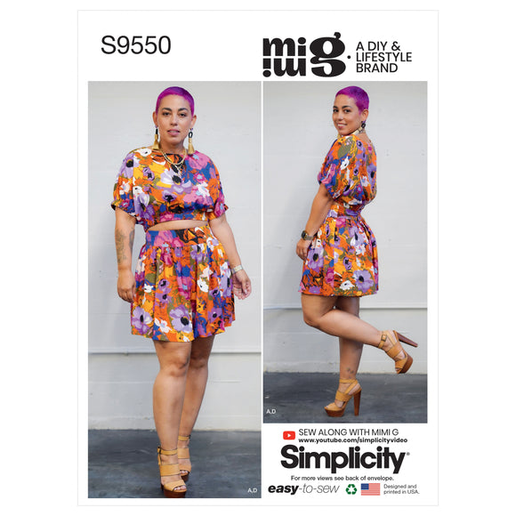 9450 Ladies Tops, Skirt and Shorts