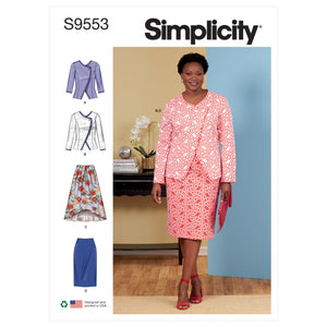 9553 Women's Jacket and Skirts