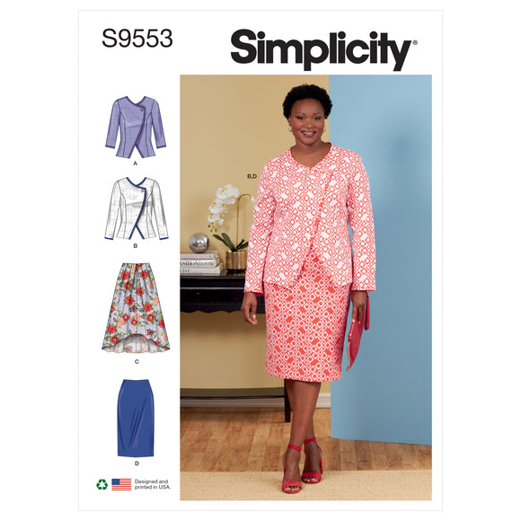 9553 Women's Jacket and Skirts