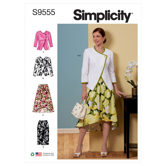 9555 Ladies Jacket and Skirts