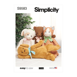 9583 Poseable Plush Animals