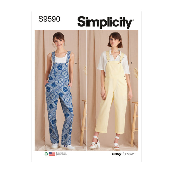 9590 Ladies Overalls