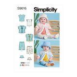 9616 Babies' Tee-Shirts, Jacket, Trousers and Hat