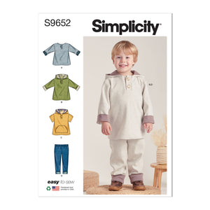 9652 Toddlers' Tops and Trousers