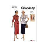 9675 Ladies Vintage Skirt and Jacket