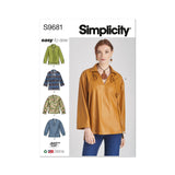 9681 Ladies and Women's Pull-Over Top