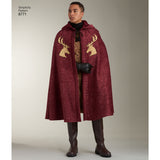 8771 Unisex Capes