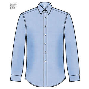 8753 Men's Classic, Modern and Slim Fit Shirt