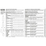 8299 Ladies Skirts or trousers in various lengths