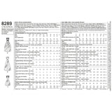 8289 Ladies Special Occasion Dresses