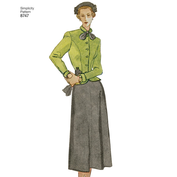 8747 Women's Vintage Suit